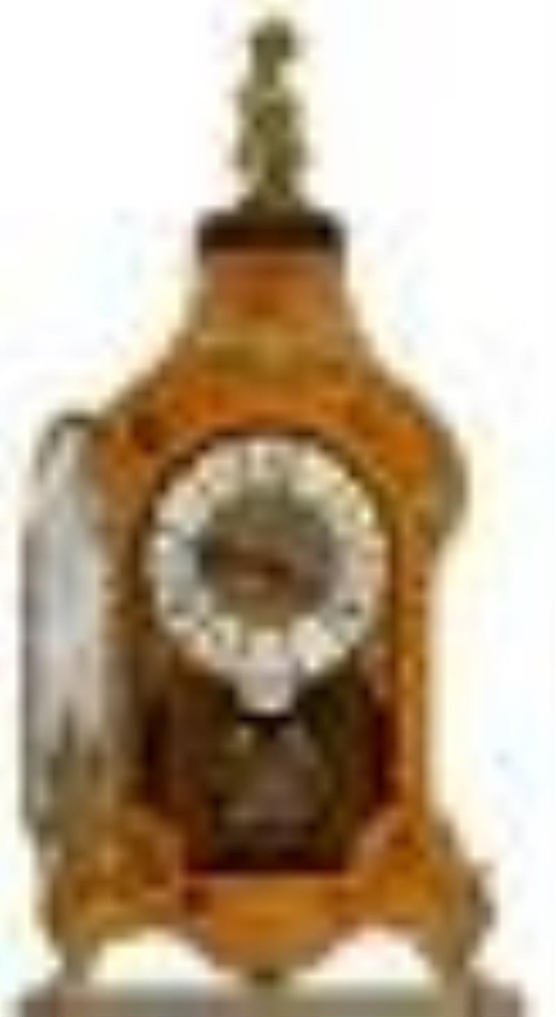 In the Style of Tiffany and Co. Clock on Pedestal
