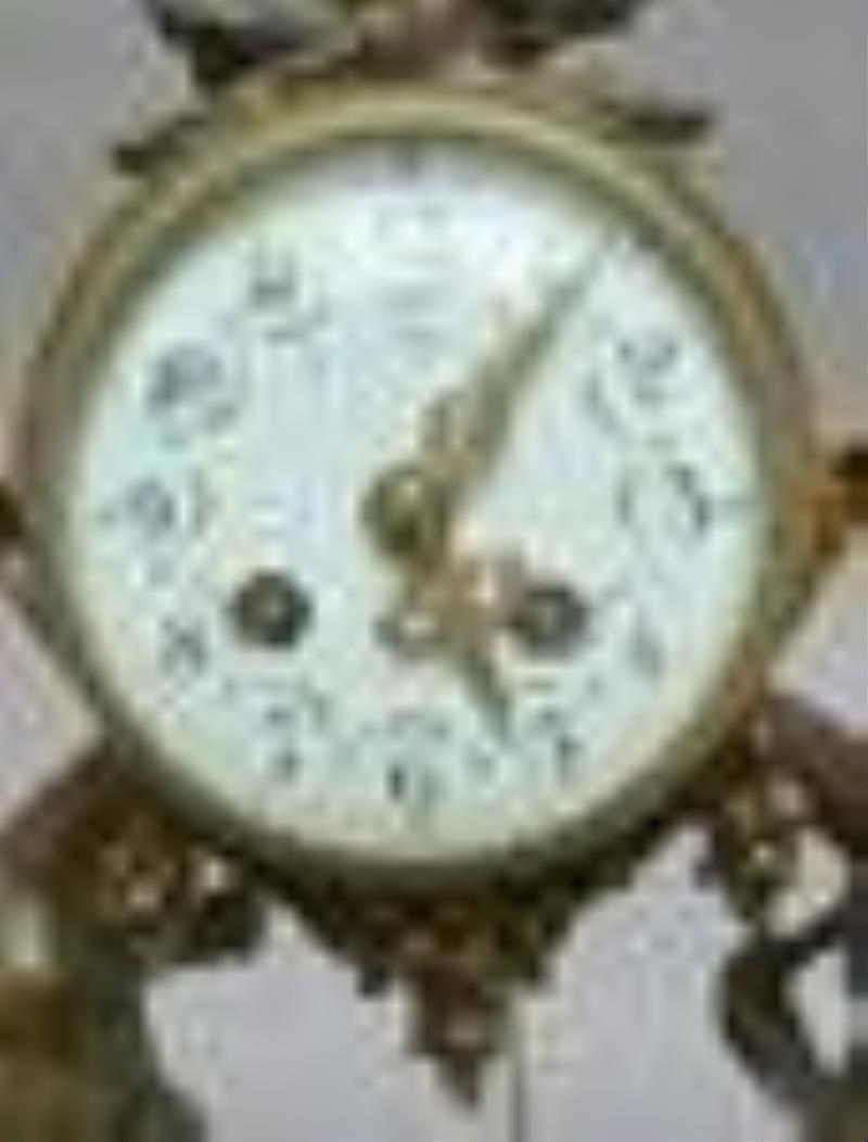 Parisian Brass Mantle Clock