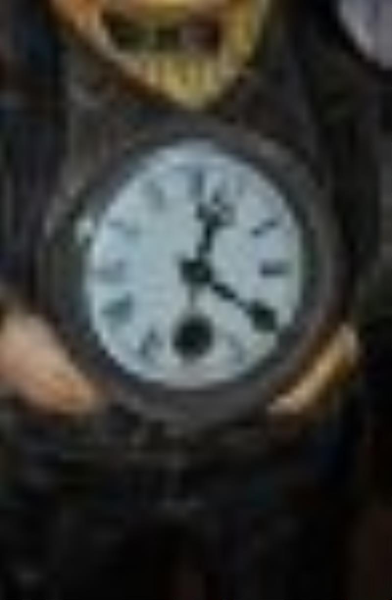 Bradley and Hubbard "John Bull" Blinking Eye Clock