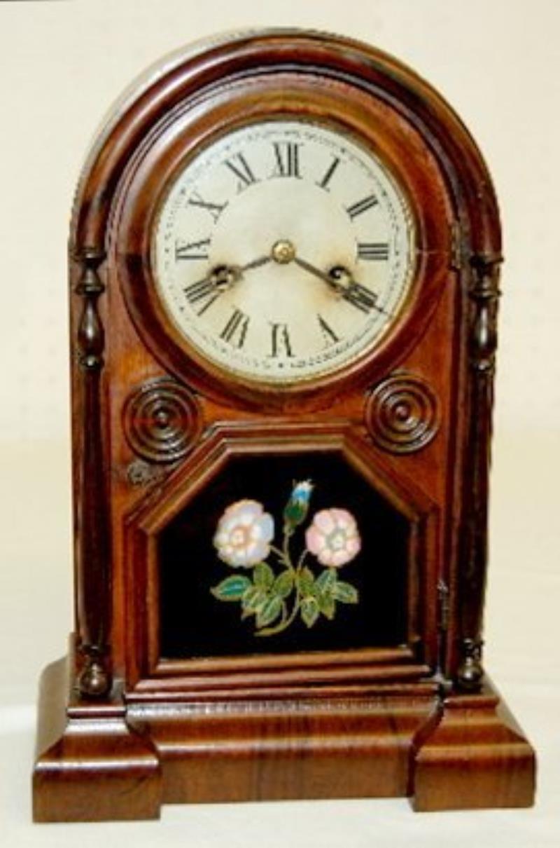 Welch Spring & Co. Round Top Shelf Clock, T & S