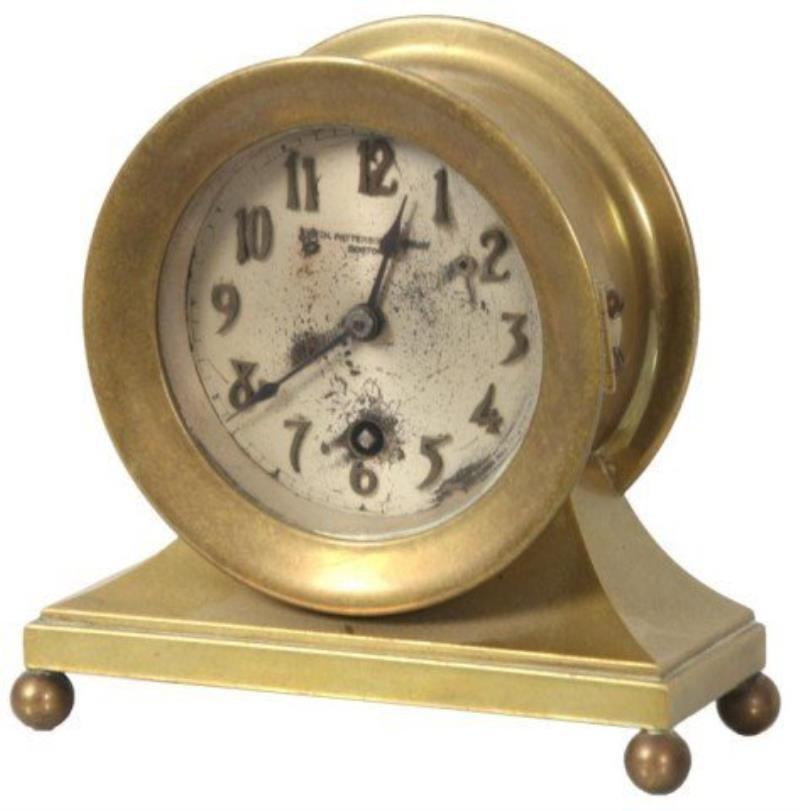 Chelsea Bronze Desk Clock