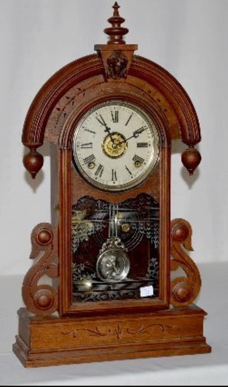 Waterbury Wood Mantel Clock, “Paris”