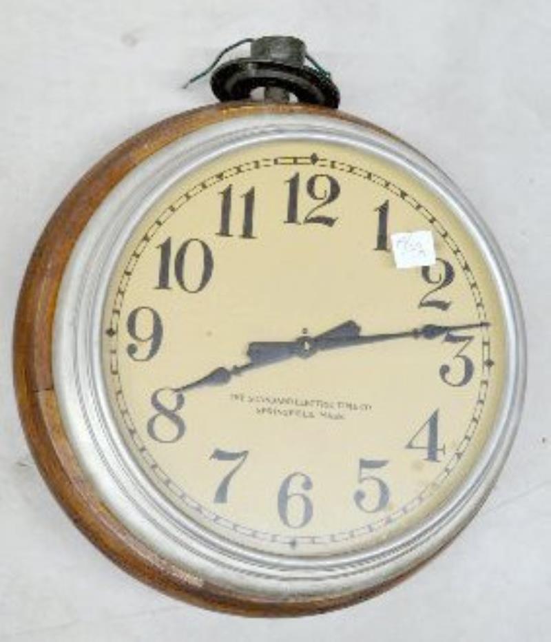 Standard Electric Double Sided Hanging Clock