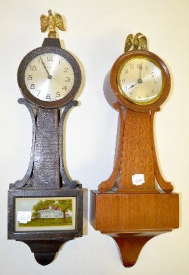 Seth Thomas & New Haven Miniature Banjo Clocks