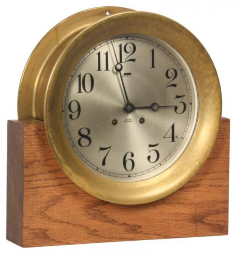 8 in. Chelsea Ships Bell Clock