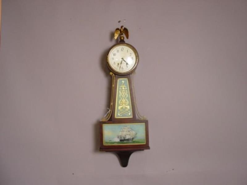 Seth Thomas Cornwall Banjo Wall Clock