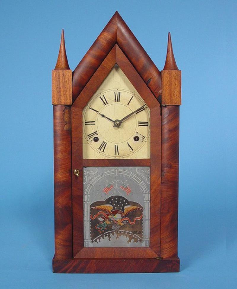 Chauncey Boardman Fusee Steeple Clock