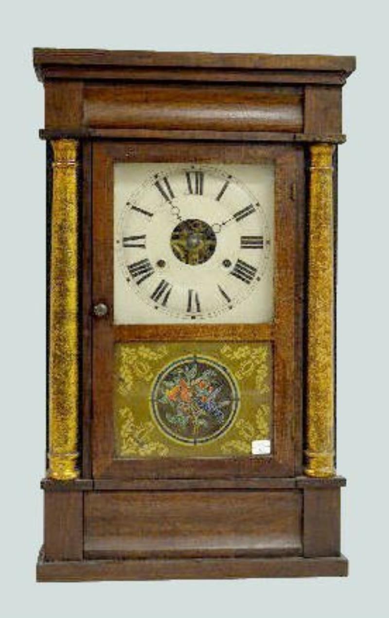 Seth Thomas Rosewood Gilt Column Shelf Clock