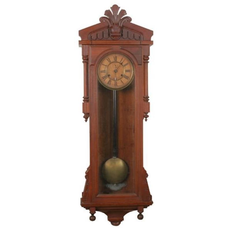 Late 1800 aesthetic Victorian hanging wall clock