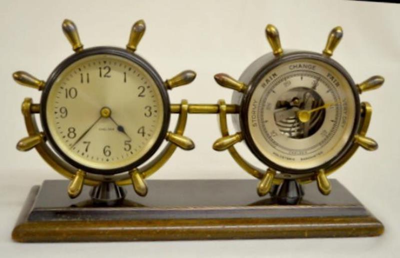 Chelsea “The Corvette” Bronze Desk Clock