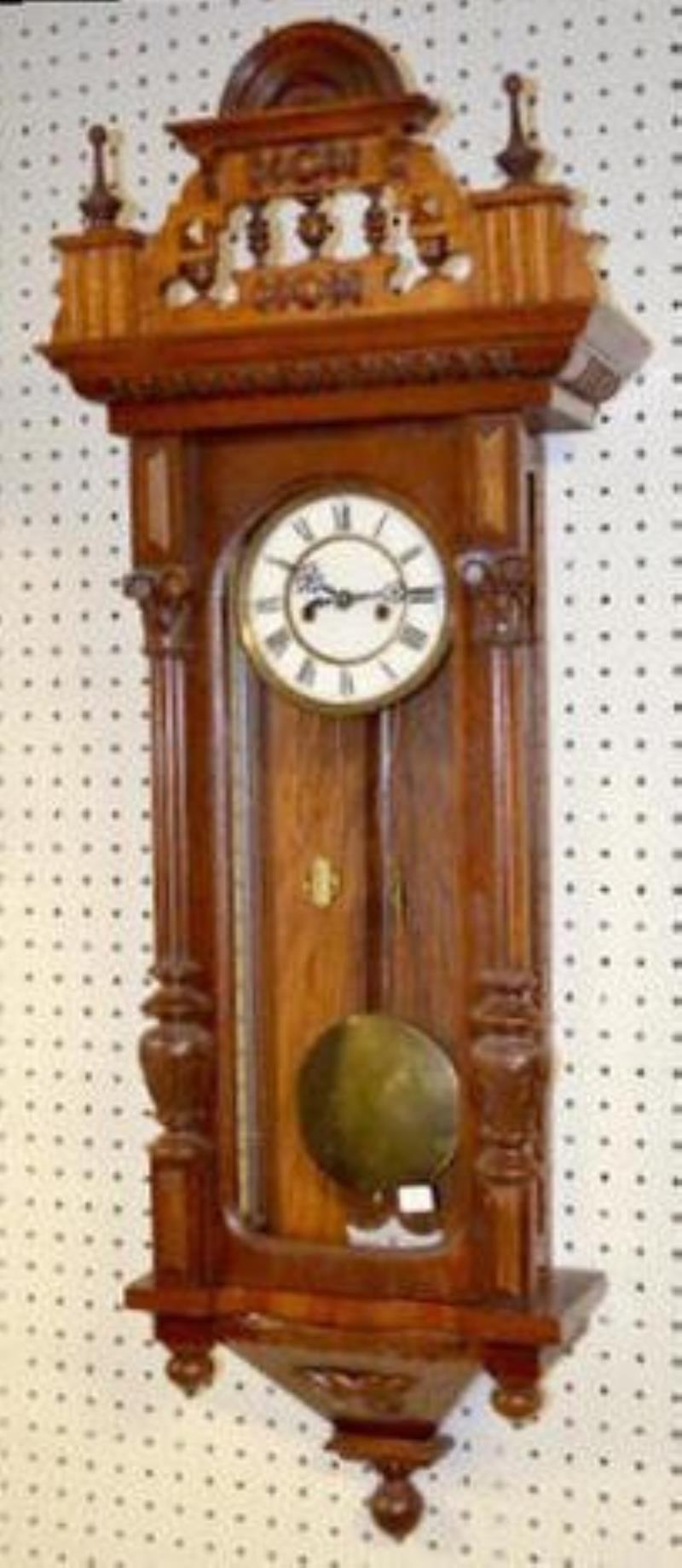 2 Weight Vienna Regulator Wall Clock