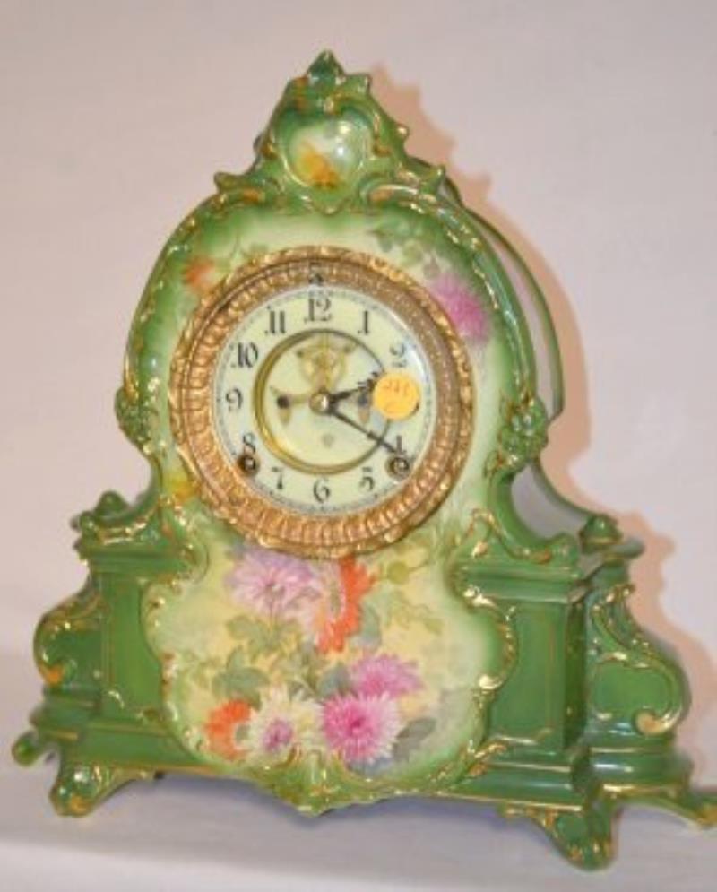 Ansonia Royal Bonn La Manche China Clock