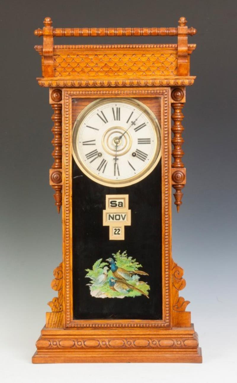 William L Gilbert Lenox Calendar Clock Price Guide