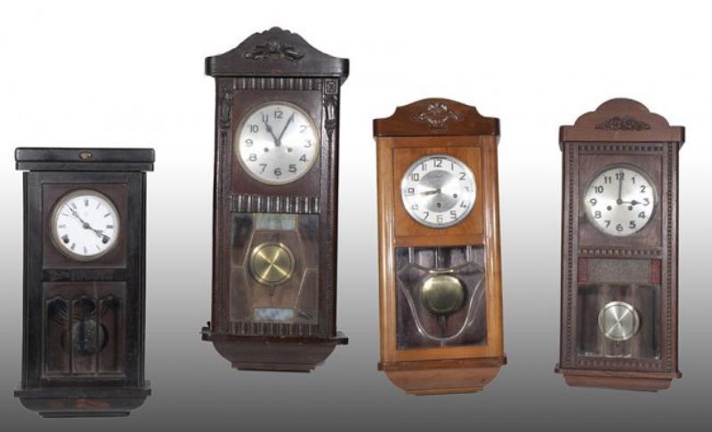 LOT OF WALL CLOCKS FANCK GERMANY FUHNGANS 1920