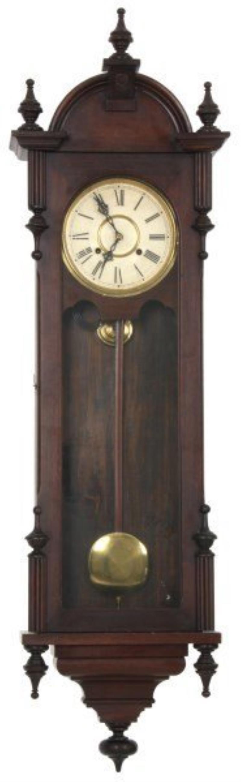 Waterbury Walnut Wall Regulator