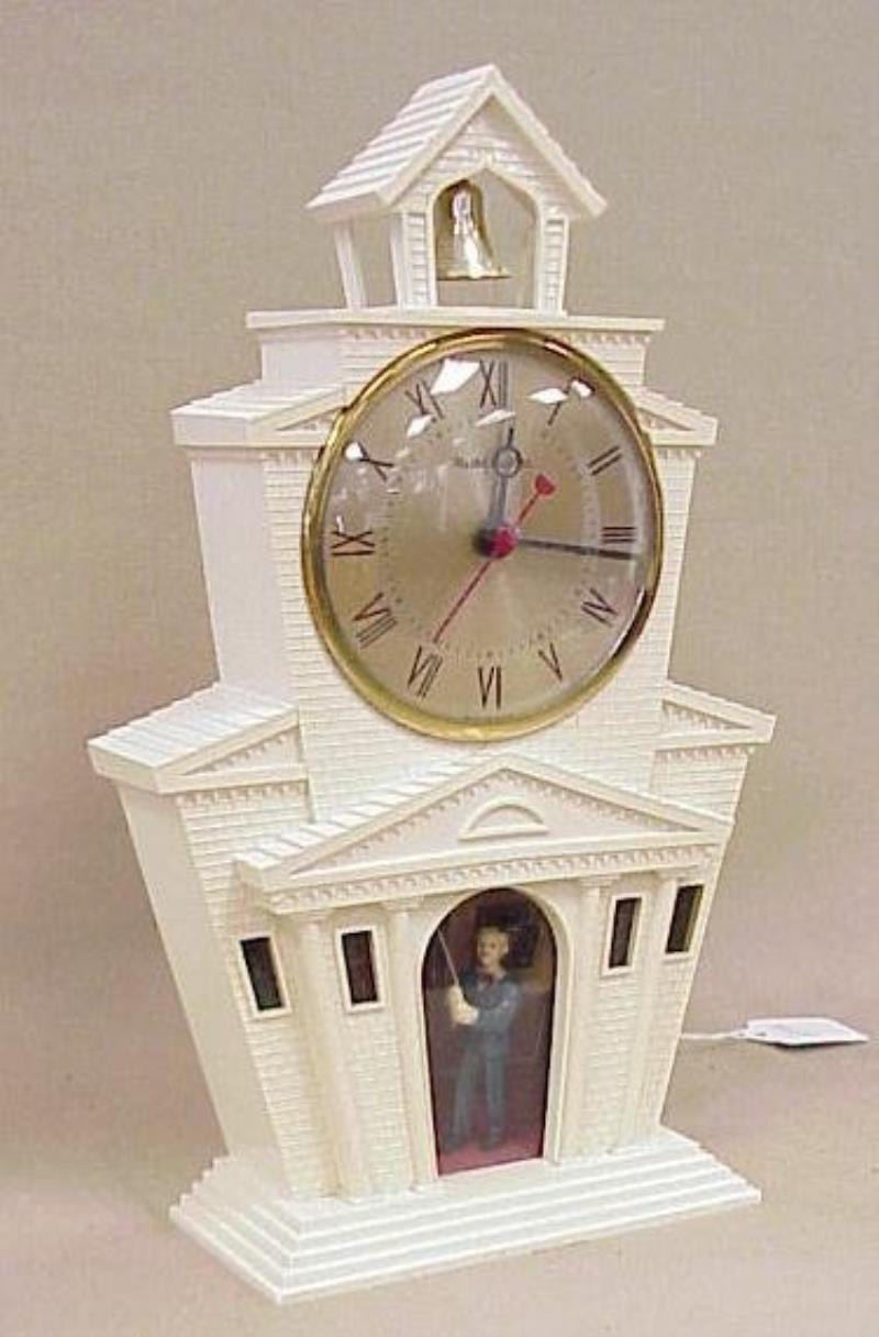 Master Crafters Electric Novelty Church Bell Clock,