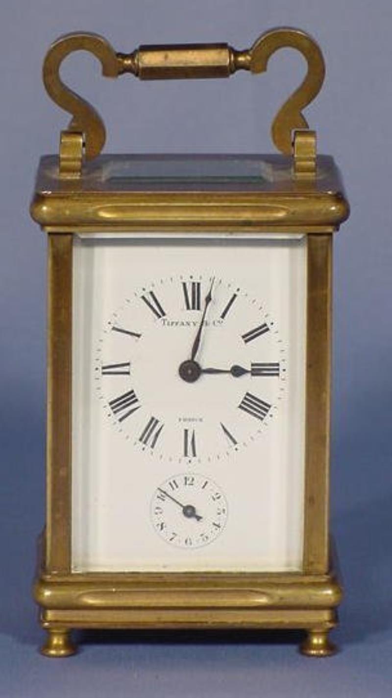 French Tiffany & Co. Carriage Clock