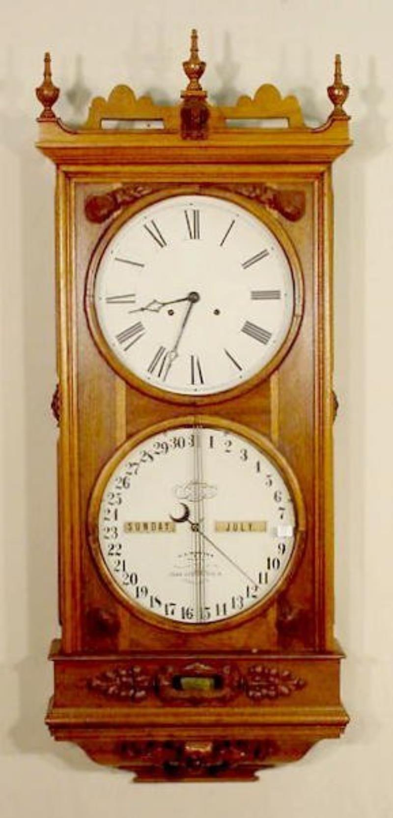 Ithaca Regulator No. 1 Calendar Clock