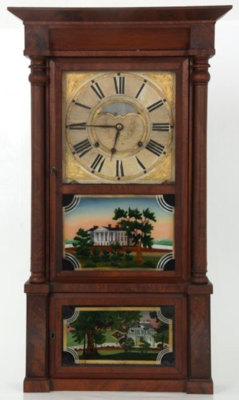 Birge, Mallory & Co. Triple Decker Clock