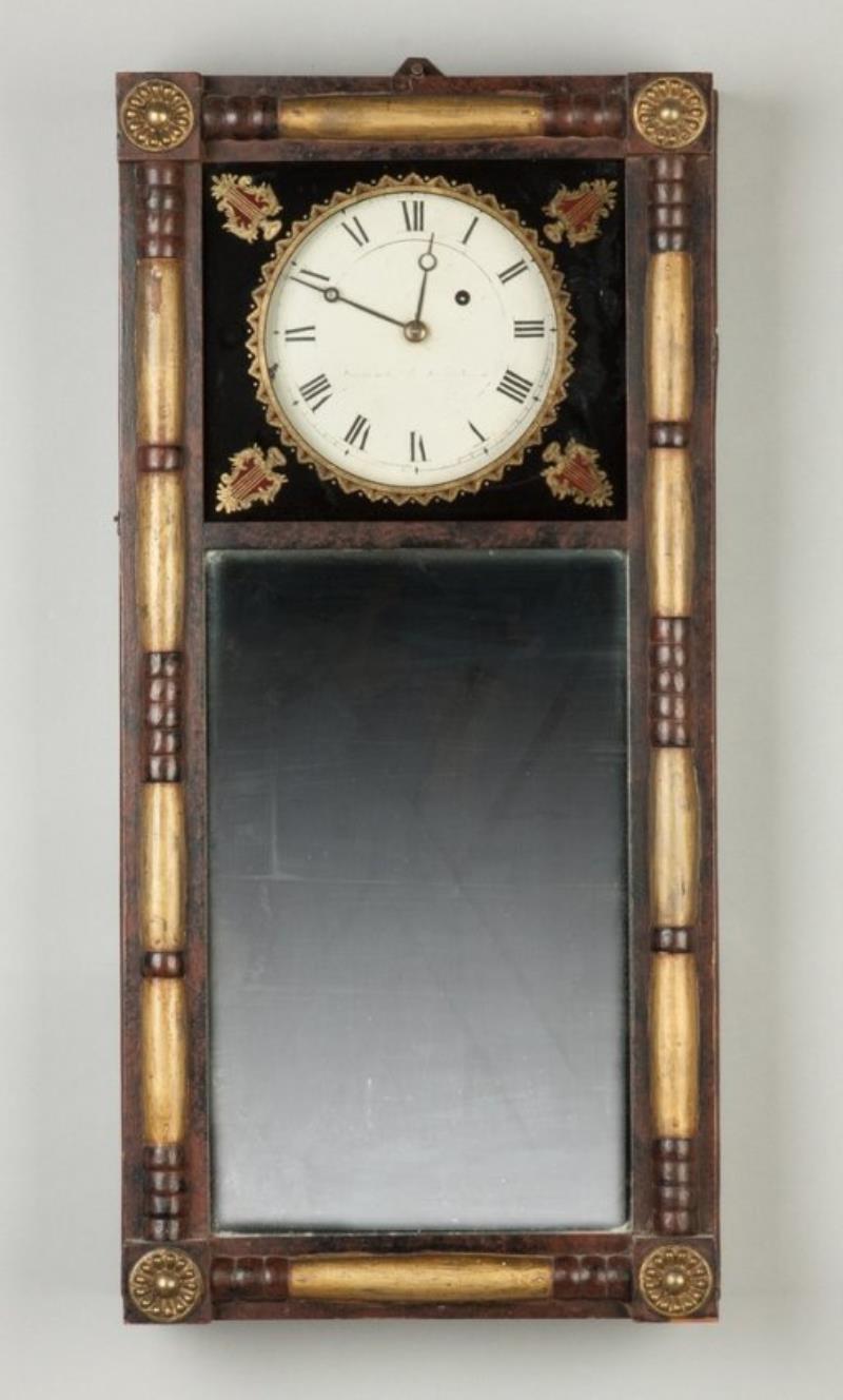 L.W. Noyes Mirror Clock, New Hampshire