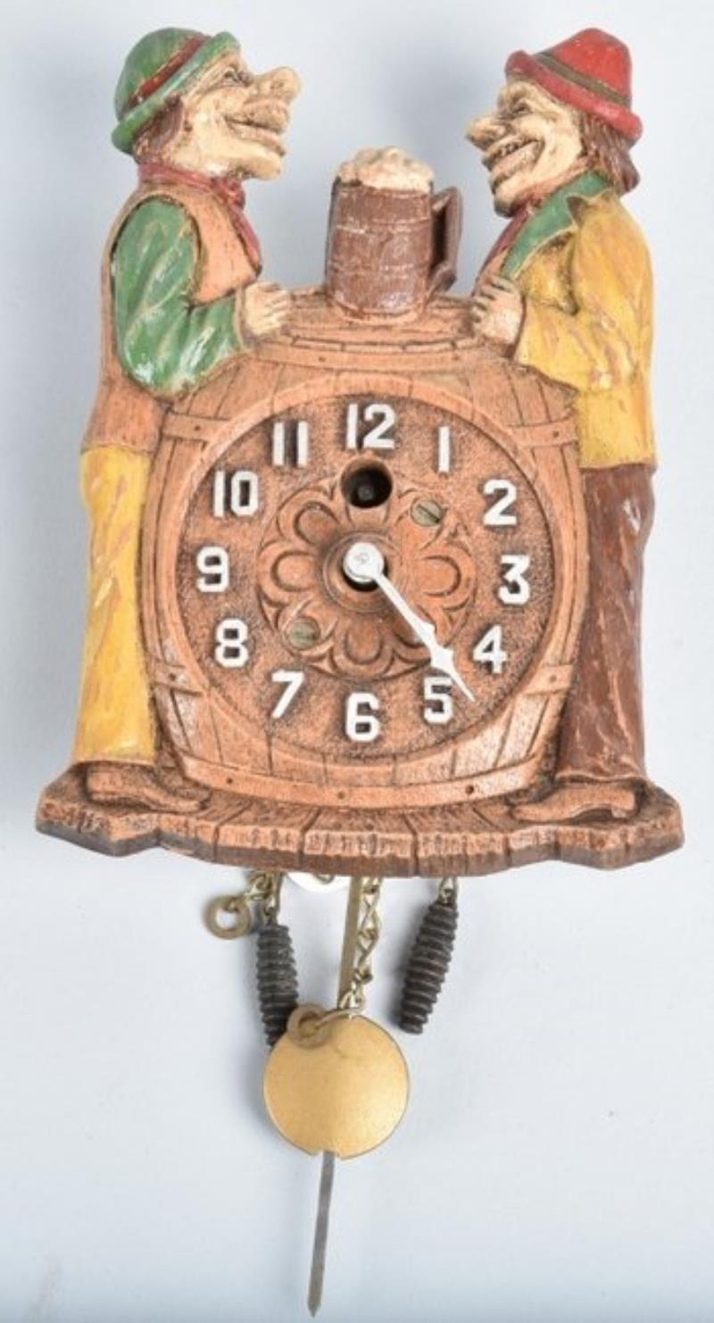 LUX BEER DRINKERS NOVLETY CLOCK