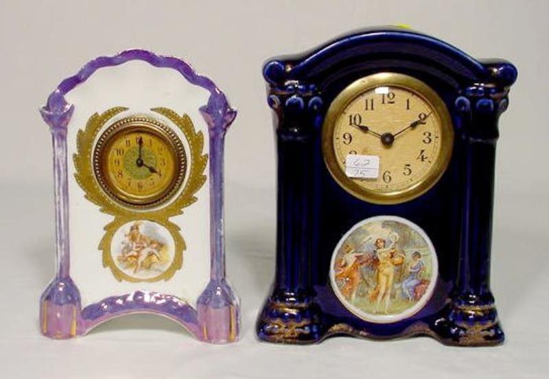 2 Mini China Clocks