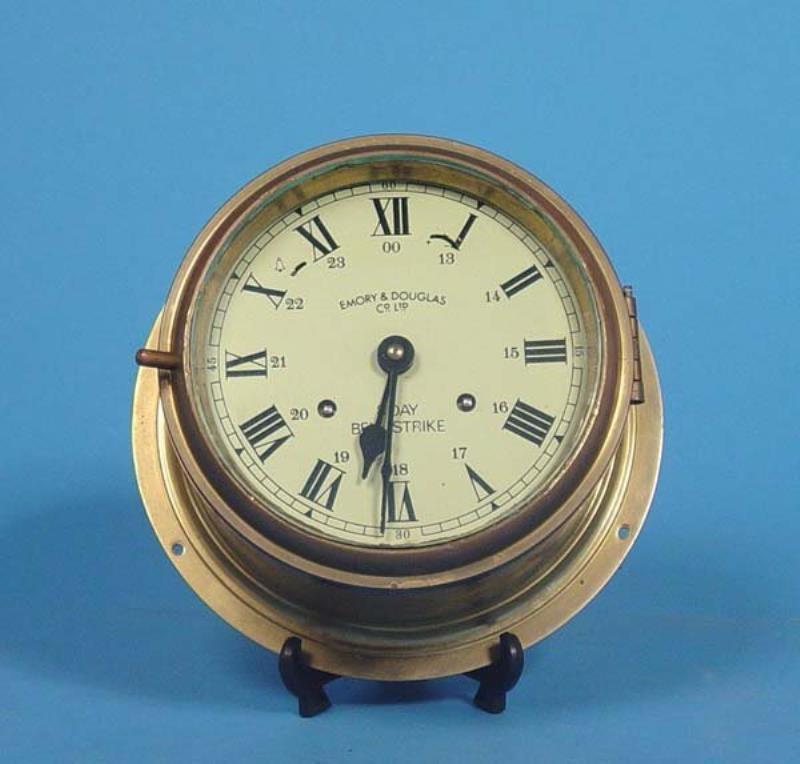 English Ships Bell Clock