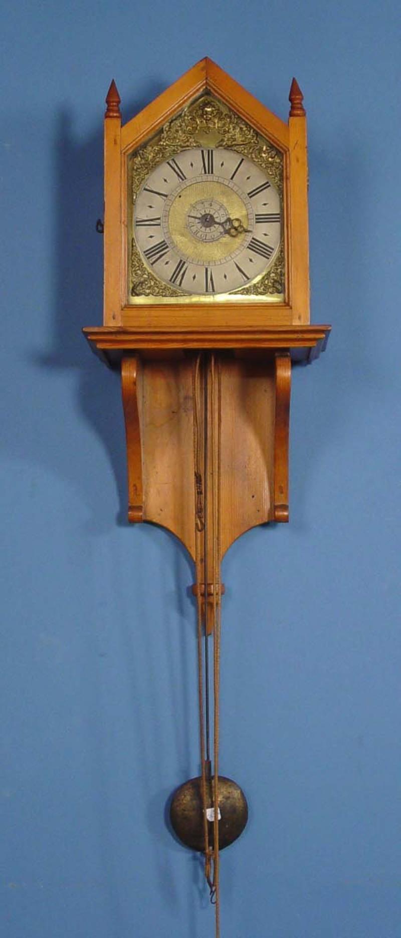 Early English WT DRVN Alarm Wall Clock