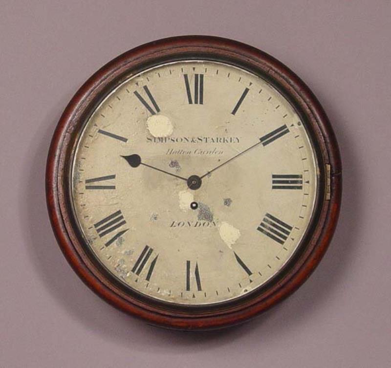 London England Fusee Dial Wall Clock