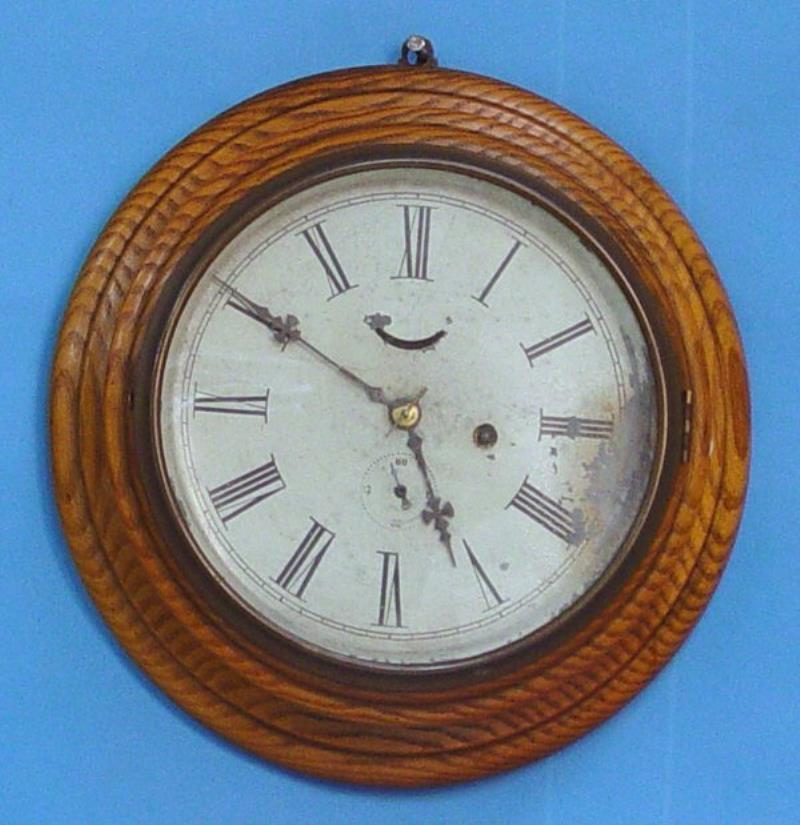 F. Kroeber Oak Gallery Clock