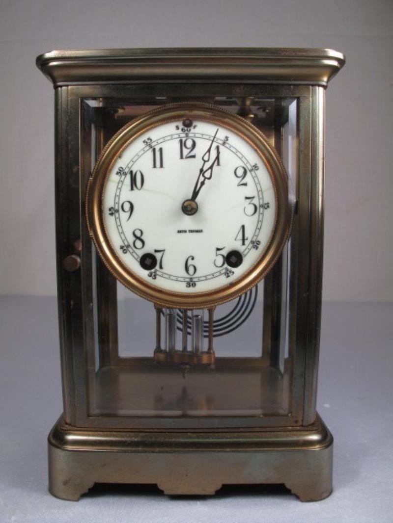 SETH THOMAS MERCURY PENDULUM CARRIAGE CLOCK