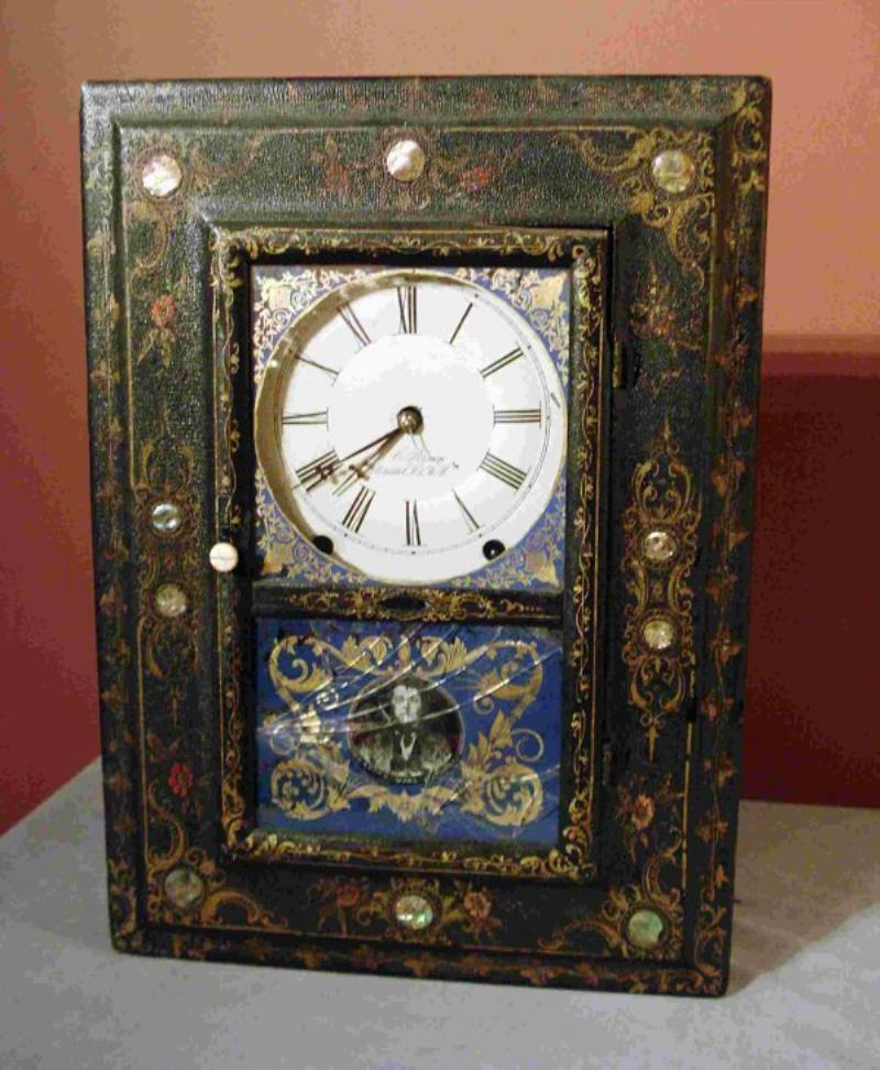 J. C. Brown shelf clock