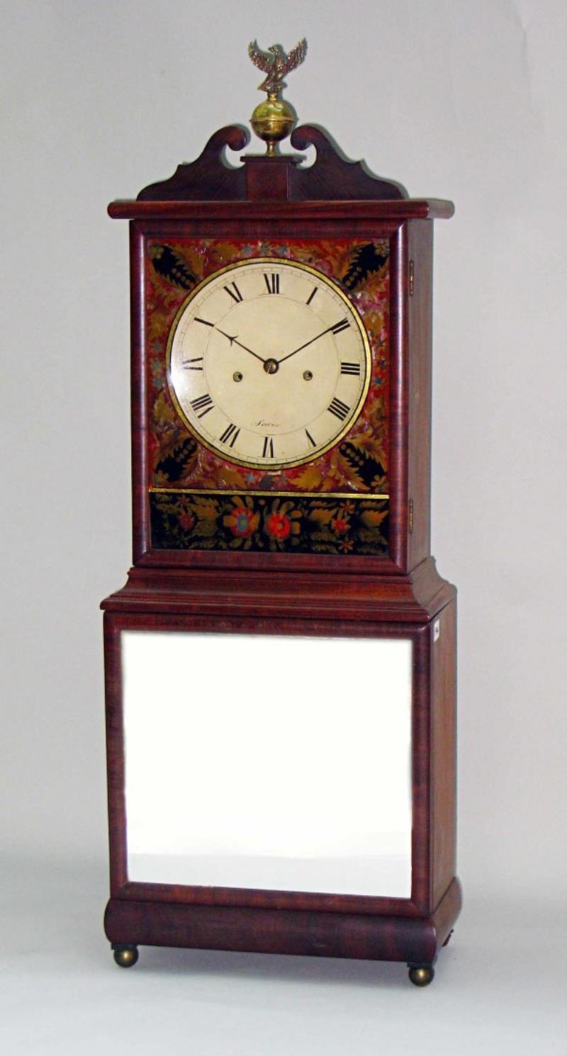 Rare striking shelf clock by John Sawin