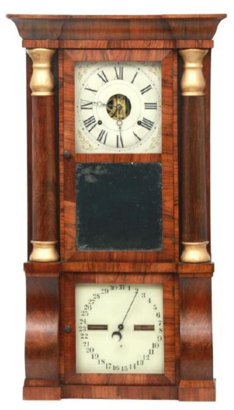 Seth Thomas Double Dial Calendar Clock