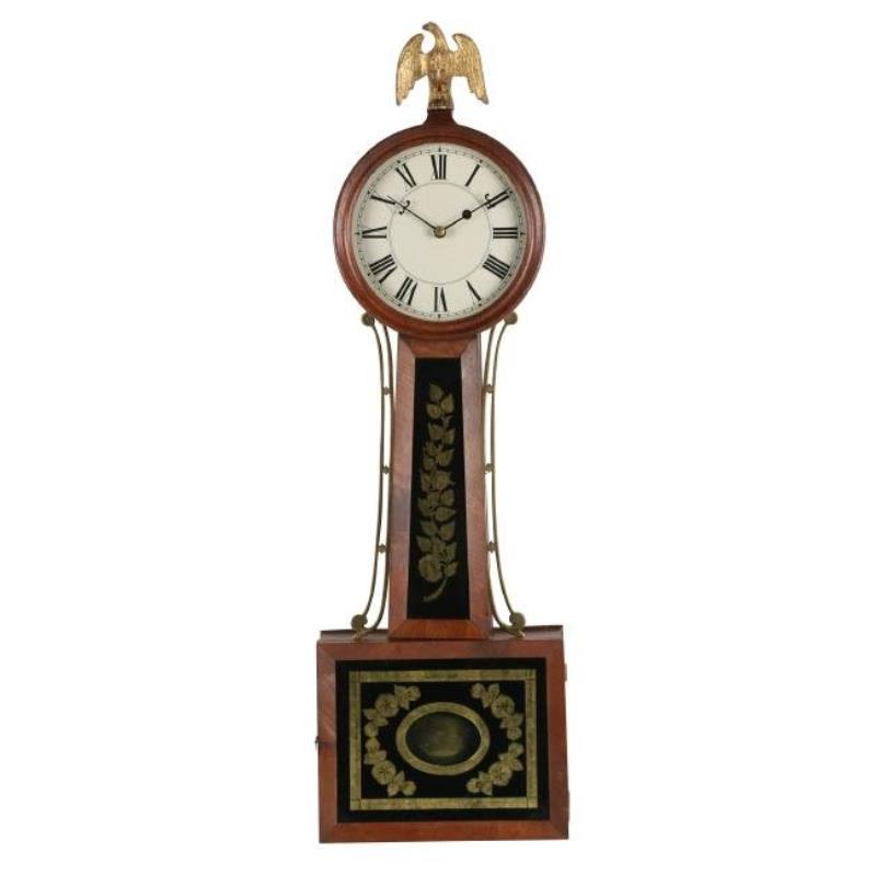 American Weight-driven Banjo Clock