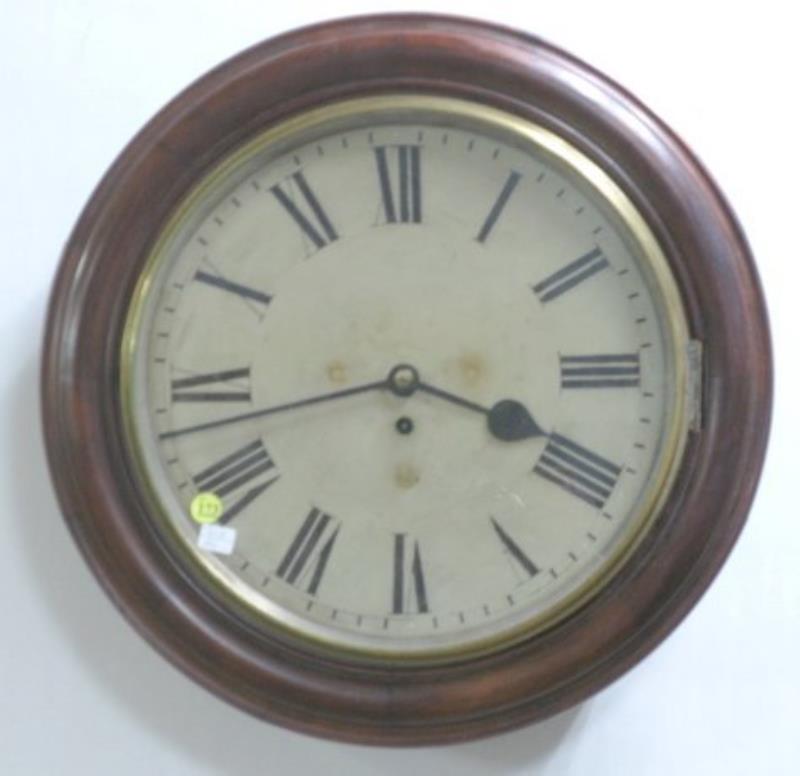 English Single Fusee Hanging Clock