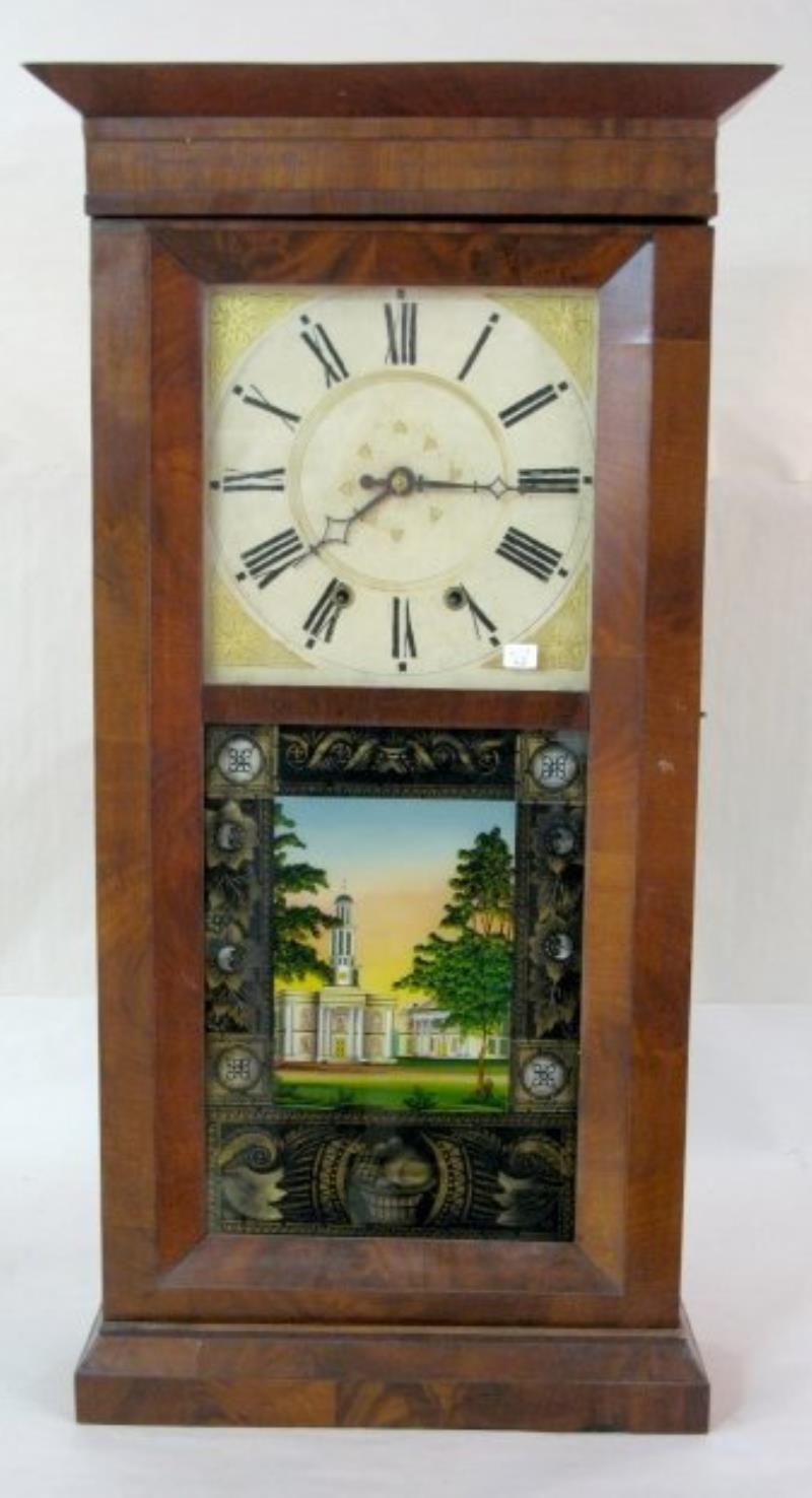 Charles Stratton Shelf Clock w/Wood Works