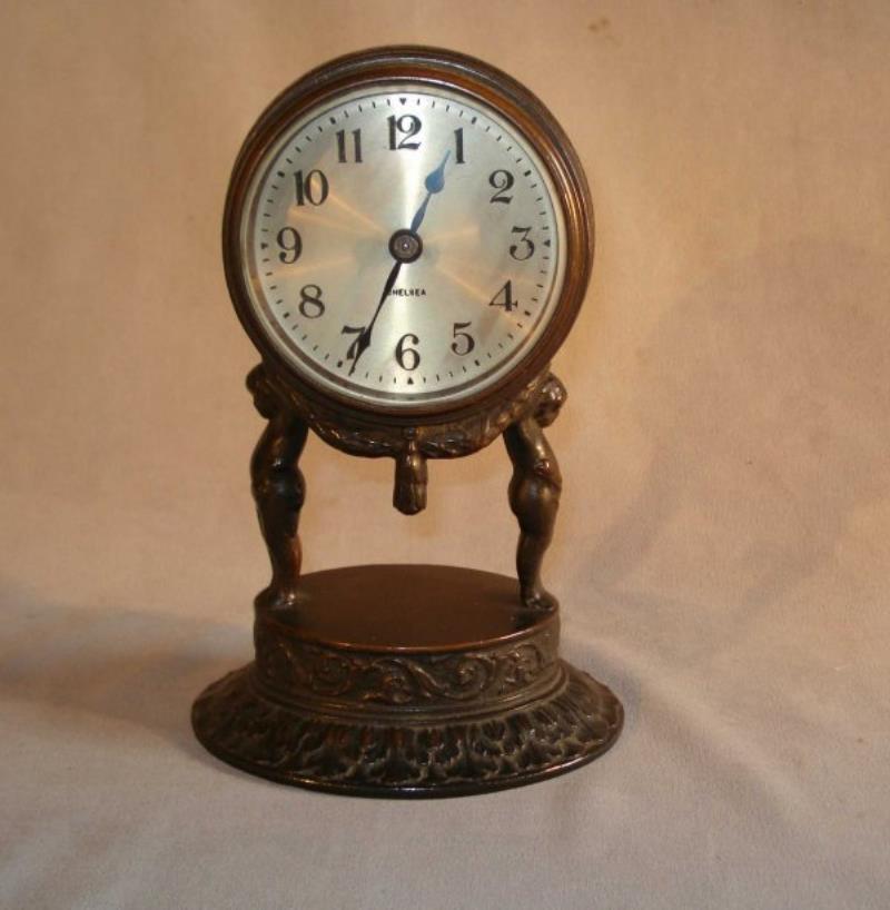 Chelsea Bronze Desk Clock