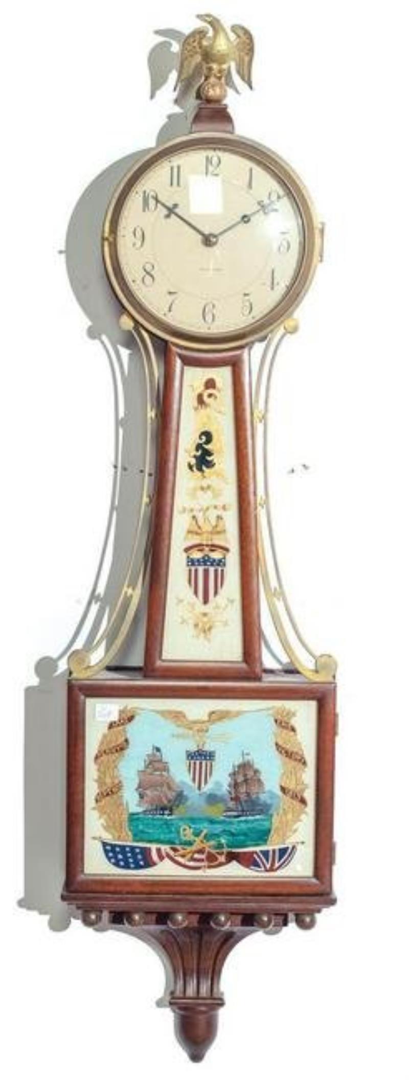 Waltham Banjo Clock