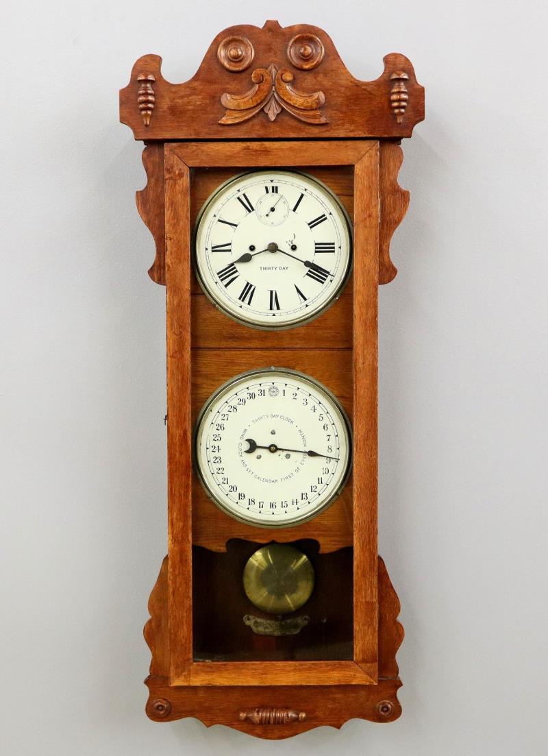 New Haven 30 Day Calendar Wall Regulator Clock Price Guide