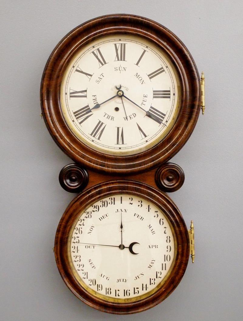 Ingraham Ionic Calendar Clock