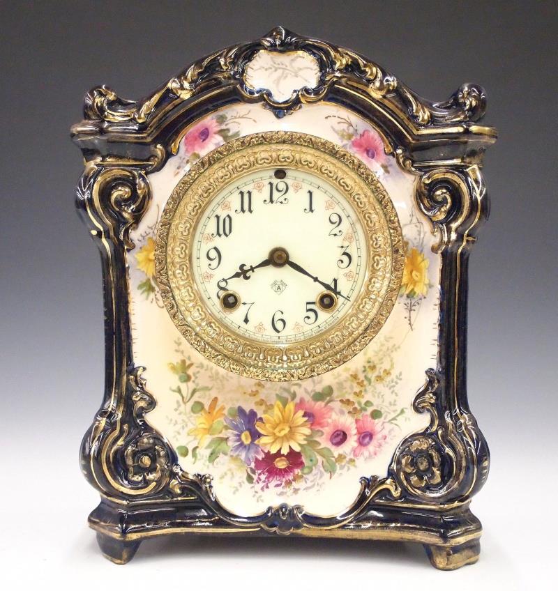 Ansonia La Pau China Shelf Clock