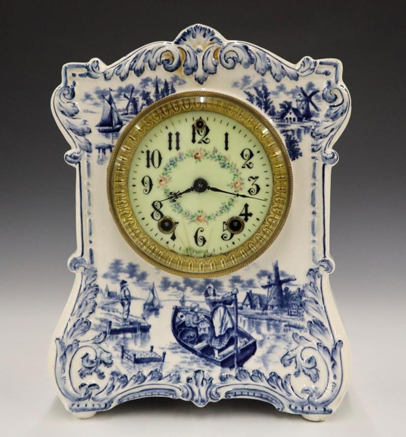 Gilbert China Shelf Clock