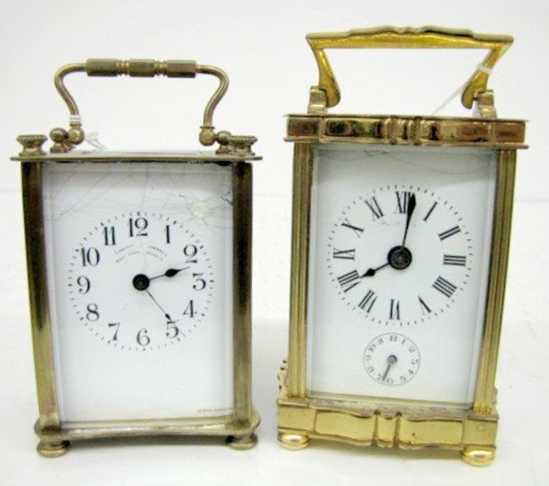 2- 8 Day French Carriage Clocks