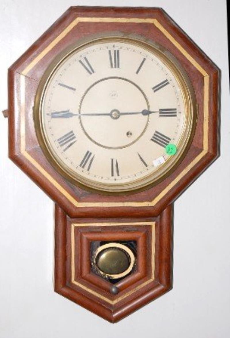 Seth Thomas Short Drop Schoolhouse Clock