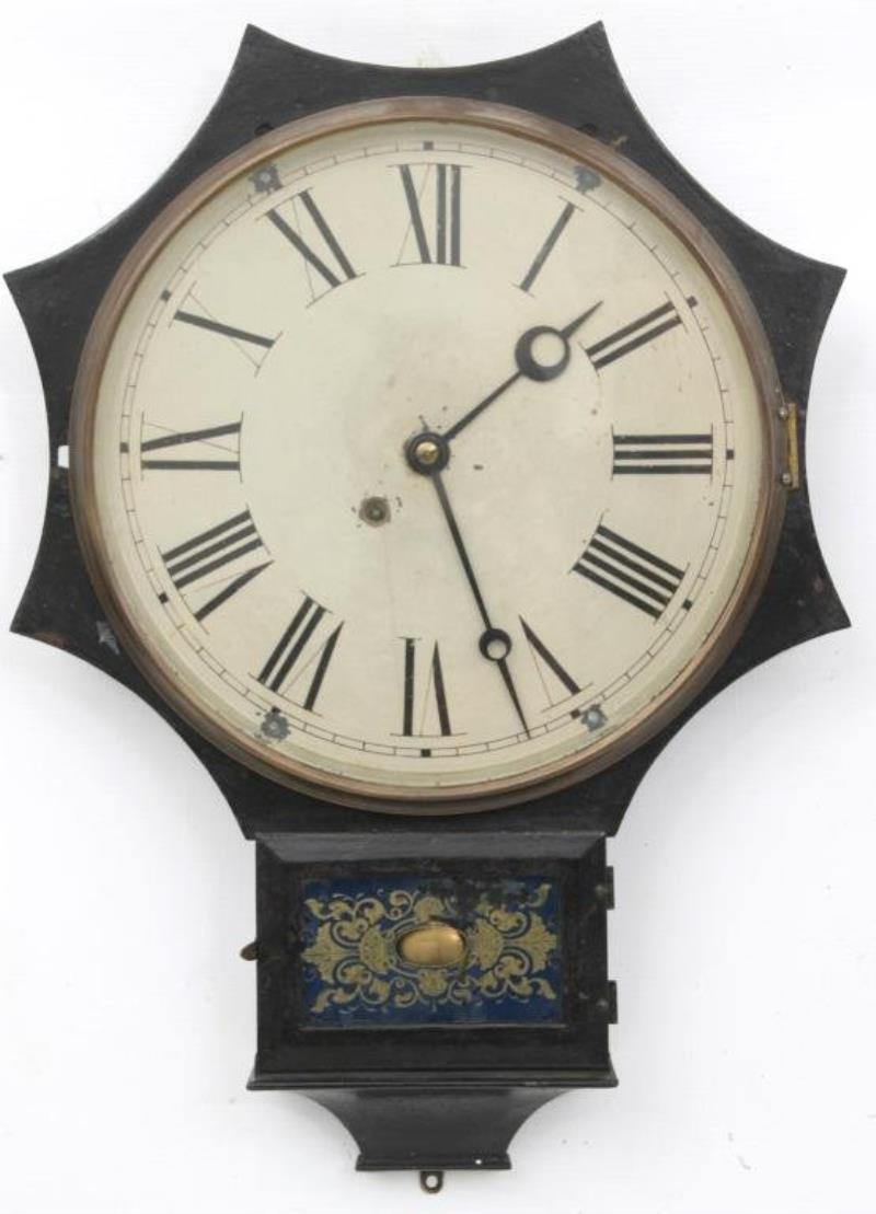Terry Clock Co. Iron Front Wall Clock