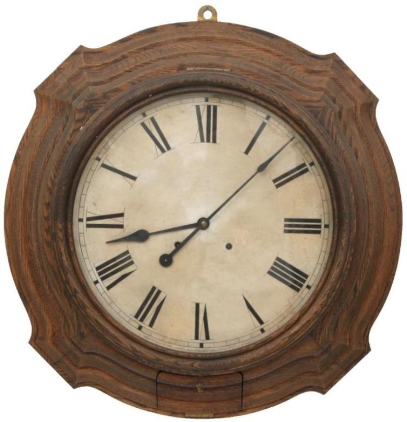 Ansonia Oak "Gallery" Wall Clock