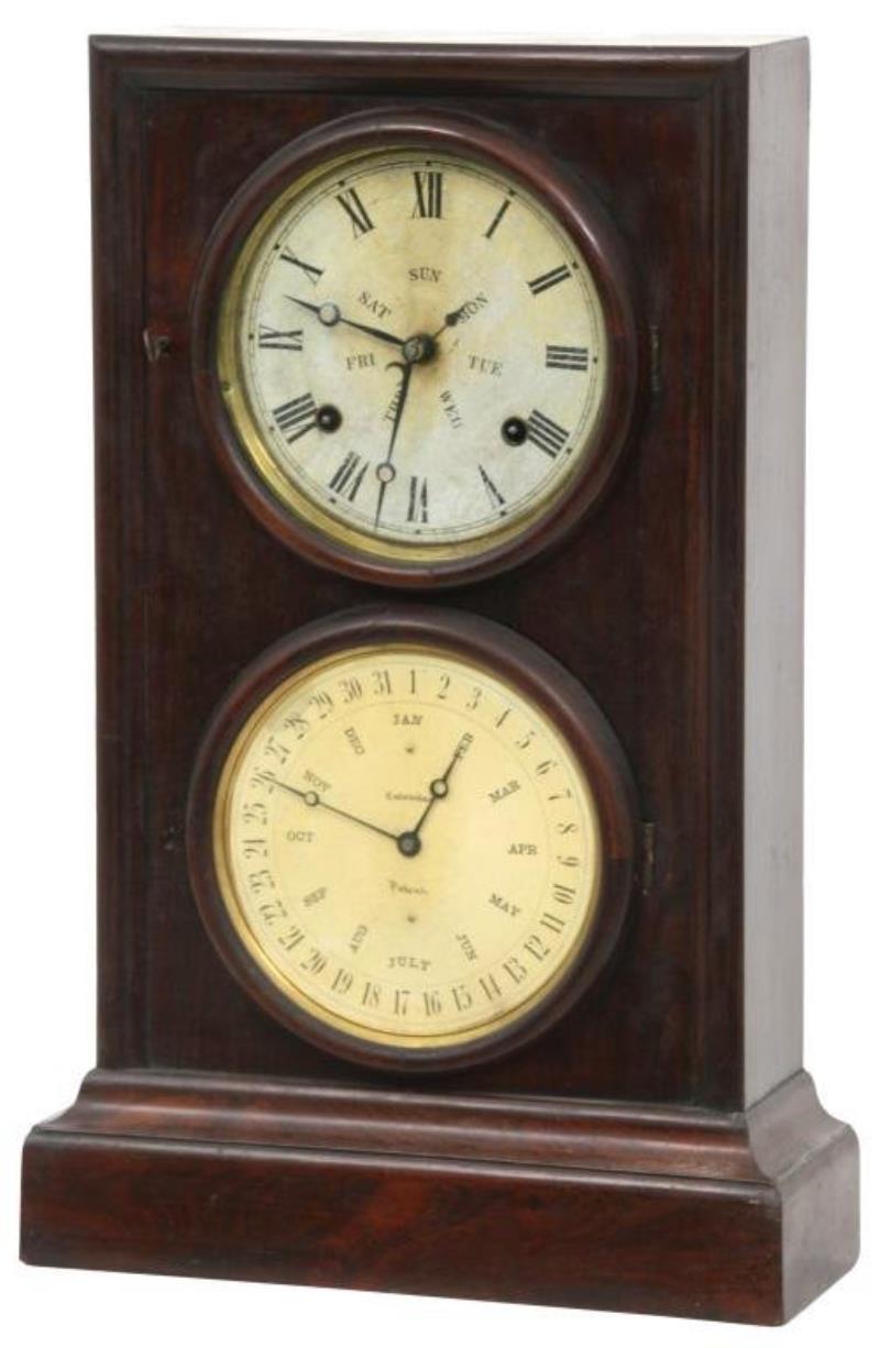 L.F. & W.W. Carter Calendar Clock