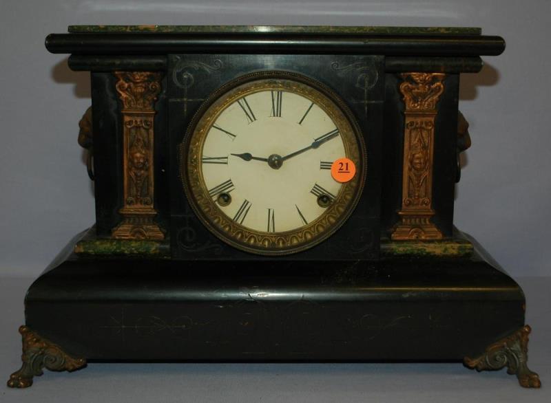 Antique Seth Thomas Adamantine Mantle Clock