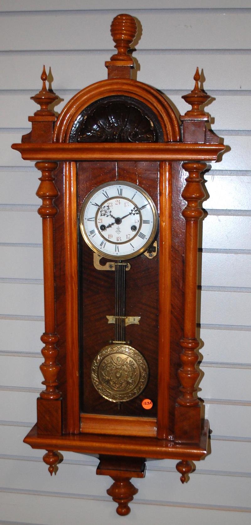 Antique Gustav Becker Vienna Wall Regulator Clock